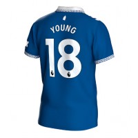 Camiseta Everton Ashley Young #18 Primera Equipación Replica 2023-24 mangas cortas